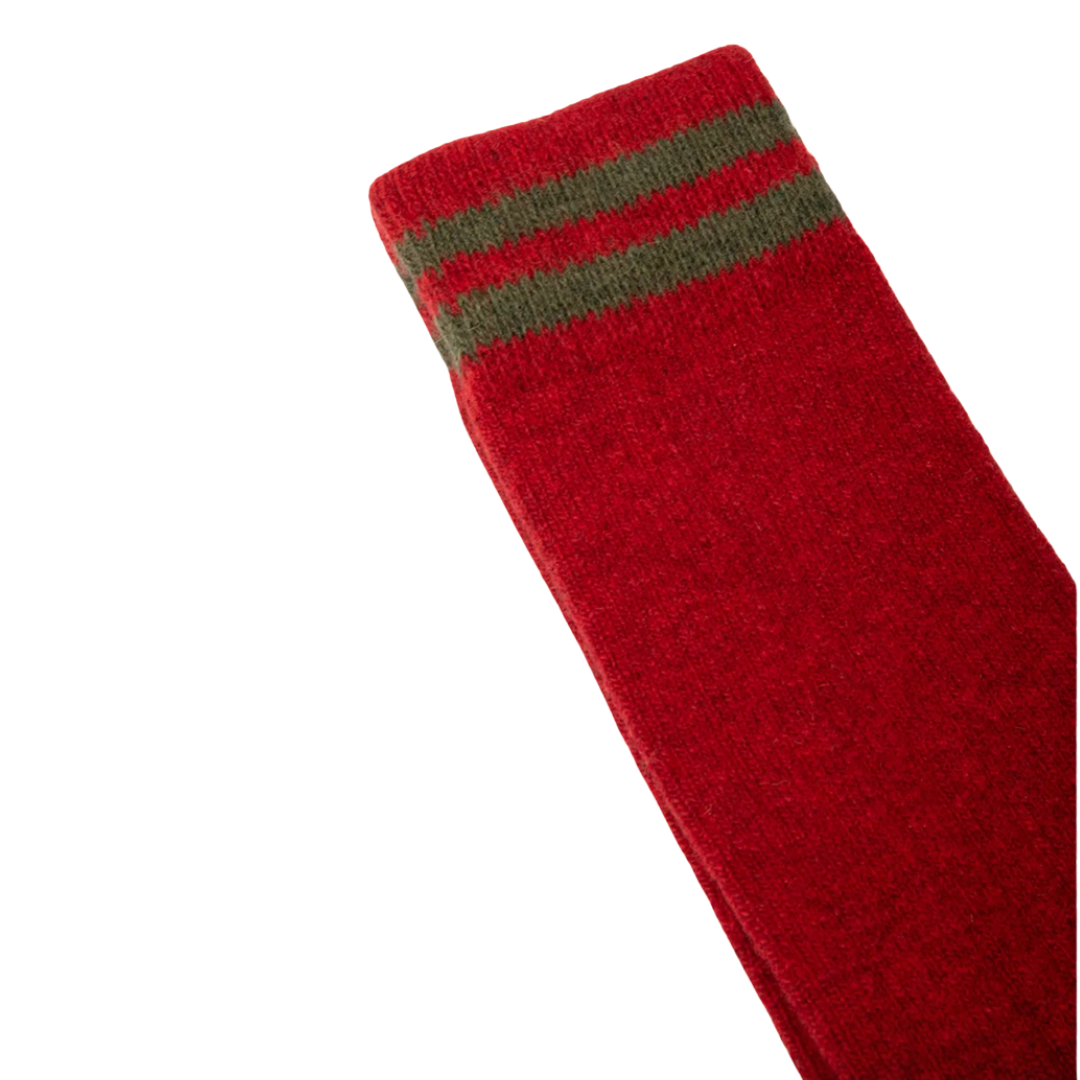 ECOALF || MOUNTAIN SOCKS DARK RED