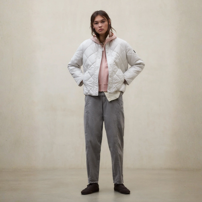 ECOALF || MUSA RHOMB JACKET WOMAN RAW