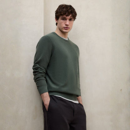 ECOALF || NARANJO KNIT MAN GREEN SHADOW