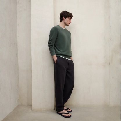 ECOALF || NARANJO KNIT MAN GREEN SHADOW