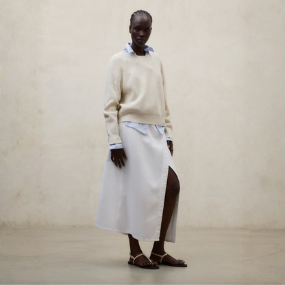 ECOALF || NONI KNIT WOMAN ECRU