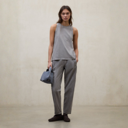 ECOALF || RIPOLL PANTS WOMAN CHARCOAL