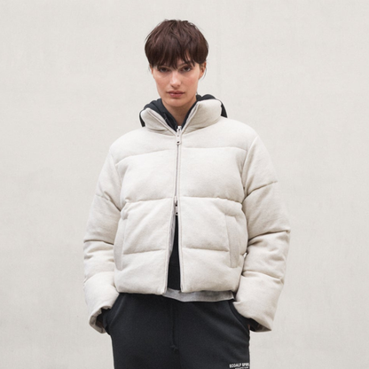 ECOALF || SINTRE REVERSIBLE HYBRID WOMAN BONE MELANGE
