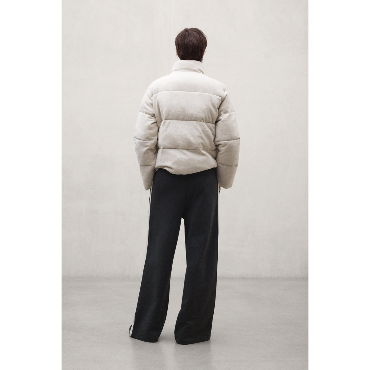 ECOALF || SINTRE REVERSIBLE HYBRID WOMAN BONE MELANGE