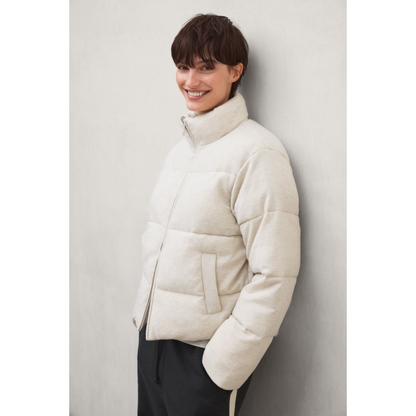 ECOALF || SINTRE REVERSIBLE HYBRID WOMAN BONE MELANGE