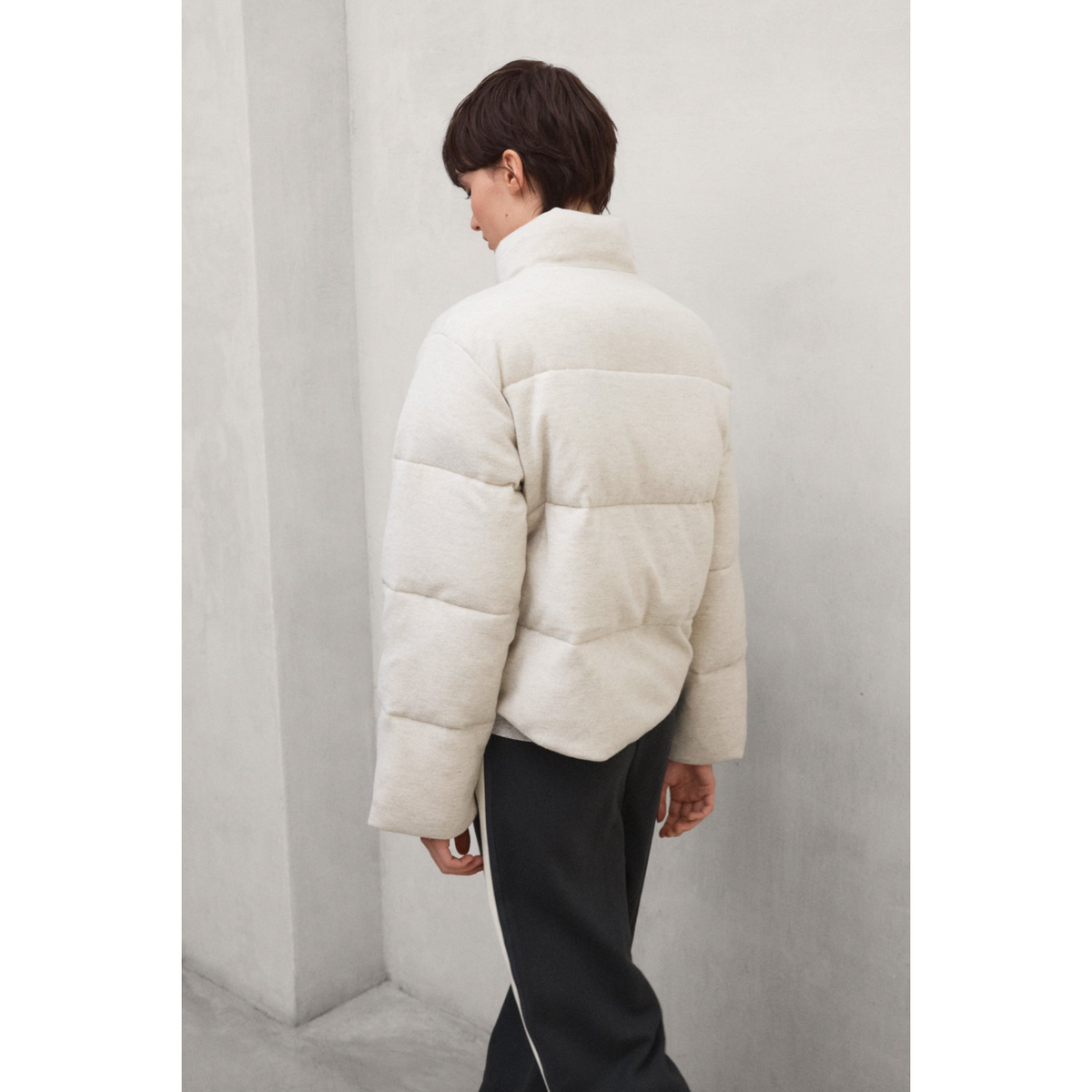 ECOALF || SINTRE REVERSIBLE HYBRID WOMAN BONE MELANGE