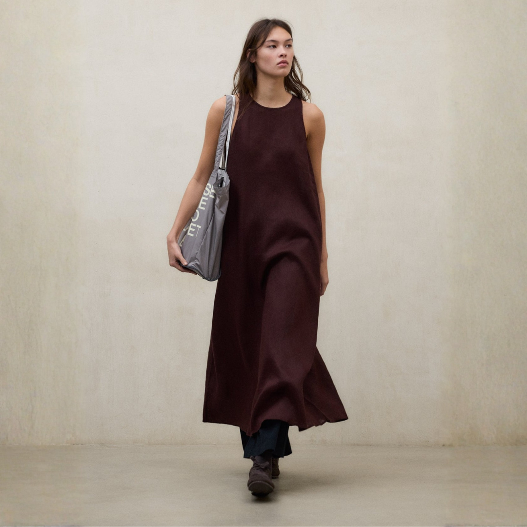 ECOALF || UKARA DRESS WOMAN COCOA