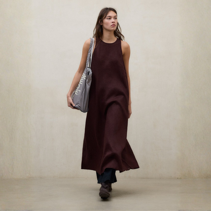 ECOALF || UKARA DRESS WOMAN COCOA