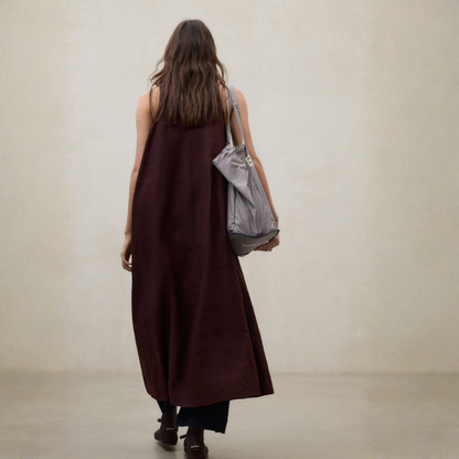 ECOALF || UKARA DRESS WOMAN COCOA
