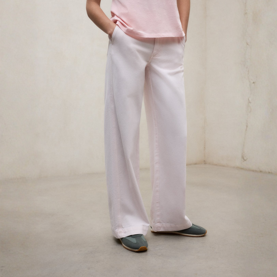 ECOALF || VALLS PANTS WOMAN LIGHT PINK