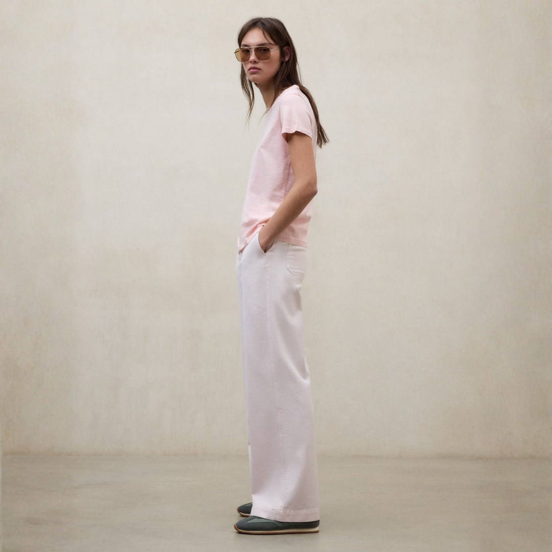 ECOALF || VALLS PANTS WOMAN LIGHT PINK