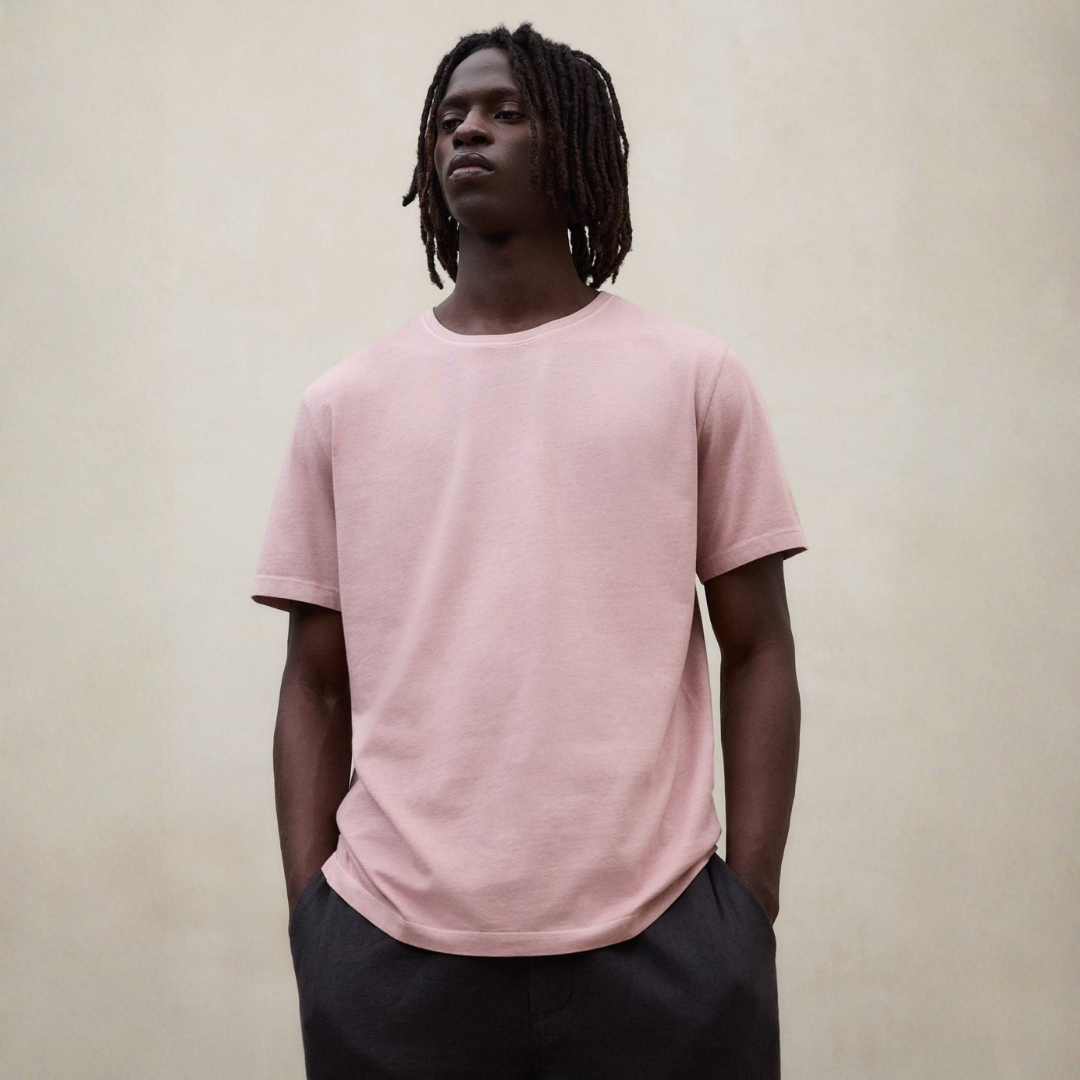 ECOALF || VENT T-SHIRT MAN BLUSH PINK