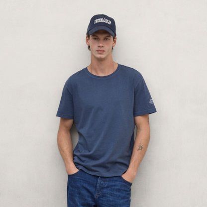 ECOALF || VENT T-SHIRT MAN STEEL BLUE