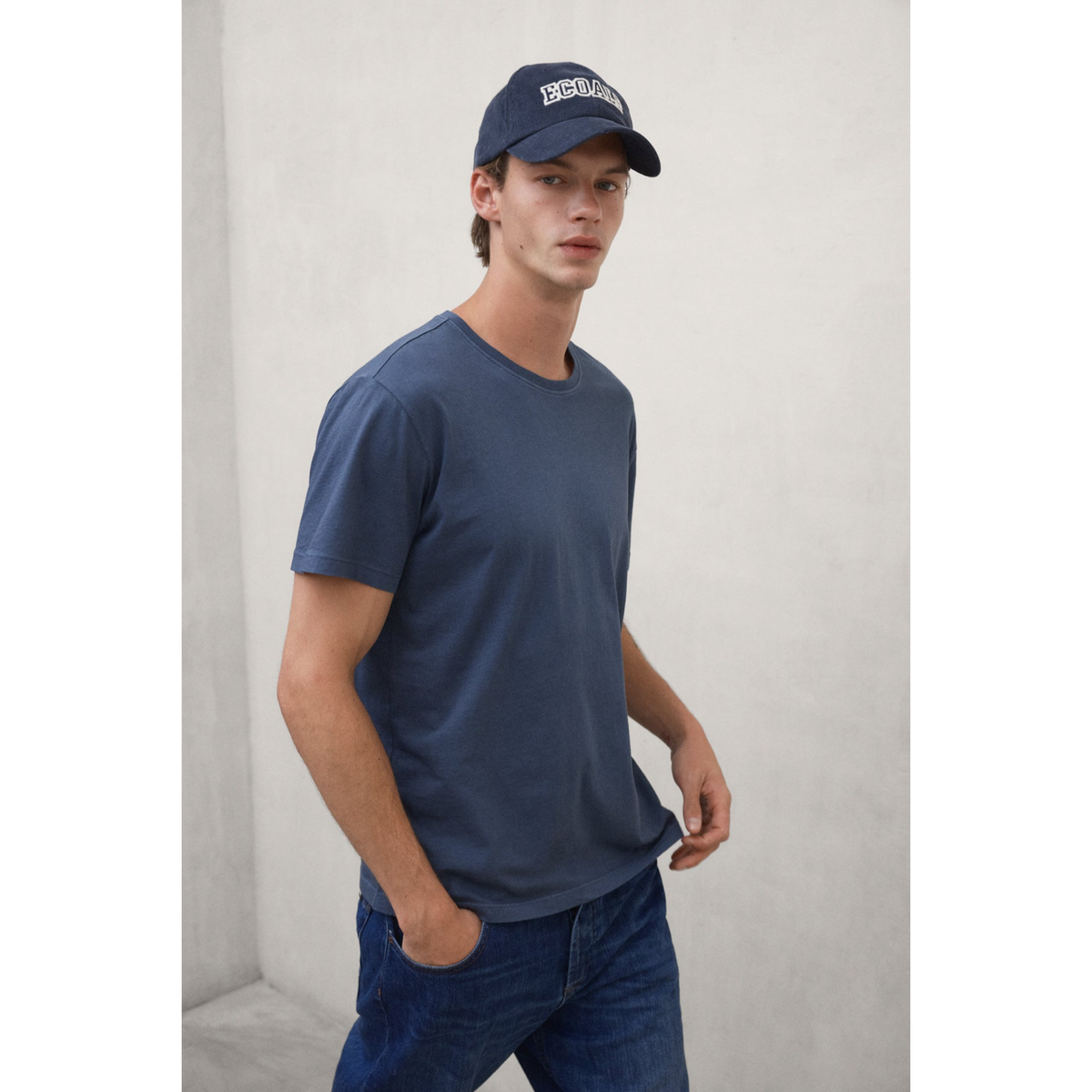 ECOALF || VENT T-SHIRT MAN STEEL BLUE