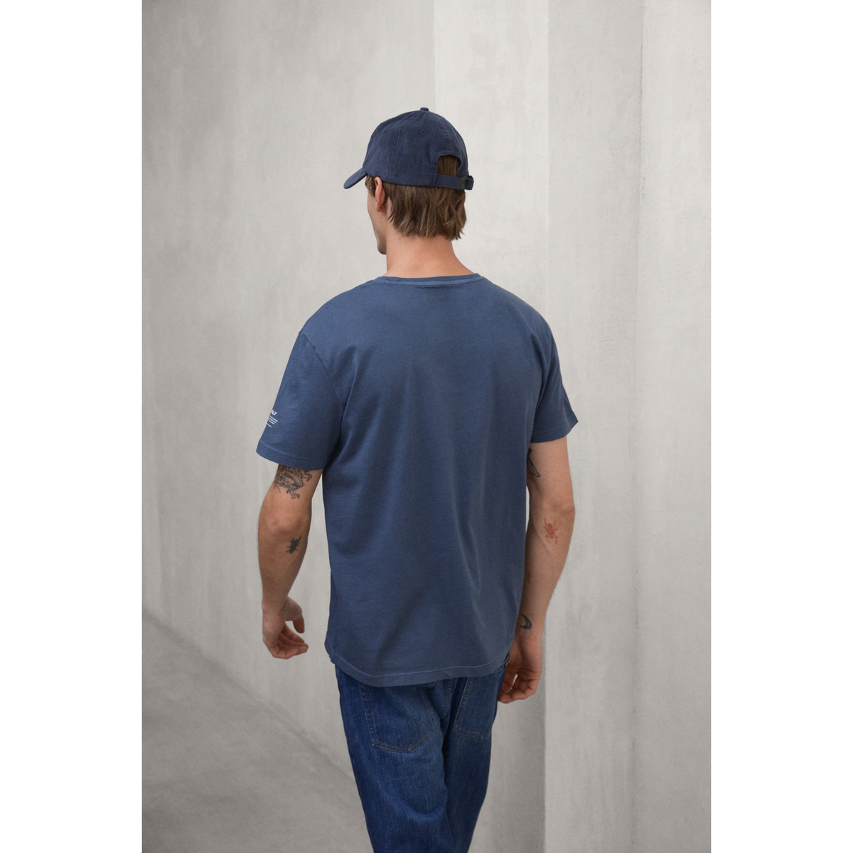 ECOALF || VENT T-SHIRT MAN STEEL BLUE