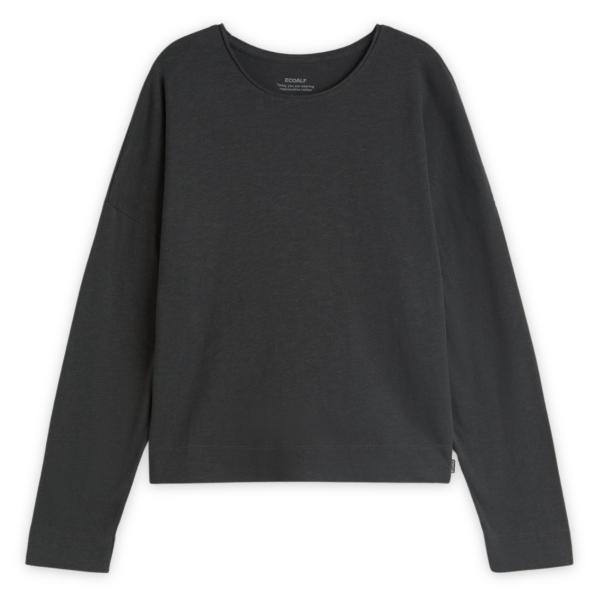 ECOALF || VERONE T-SHIRT WOMAN CHARCOAL KHAKI