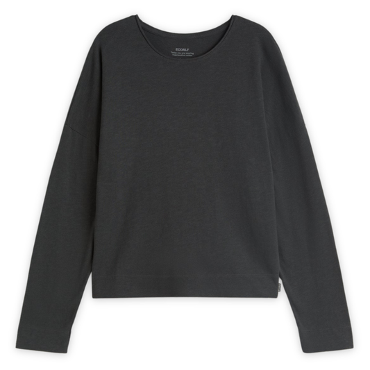 ECOALF || VERONE T-SHIRT WOMAN CHARCOAL KHAKI