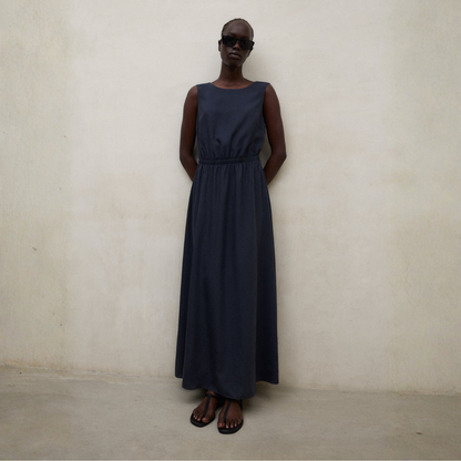 ECOALF || VITTORIA DRESS WOMAN DARK NAVY