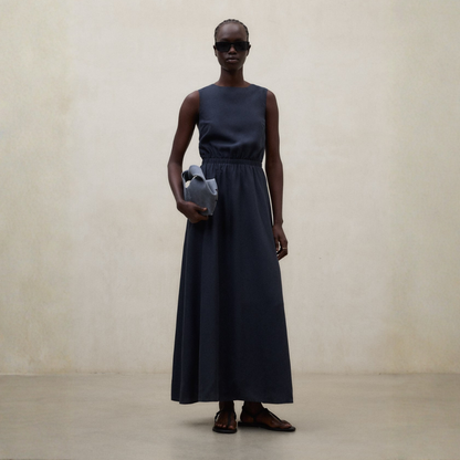ECOALF || VITTORIA DRESS WOMAN DARK NAVY
