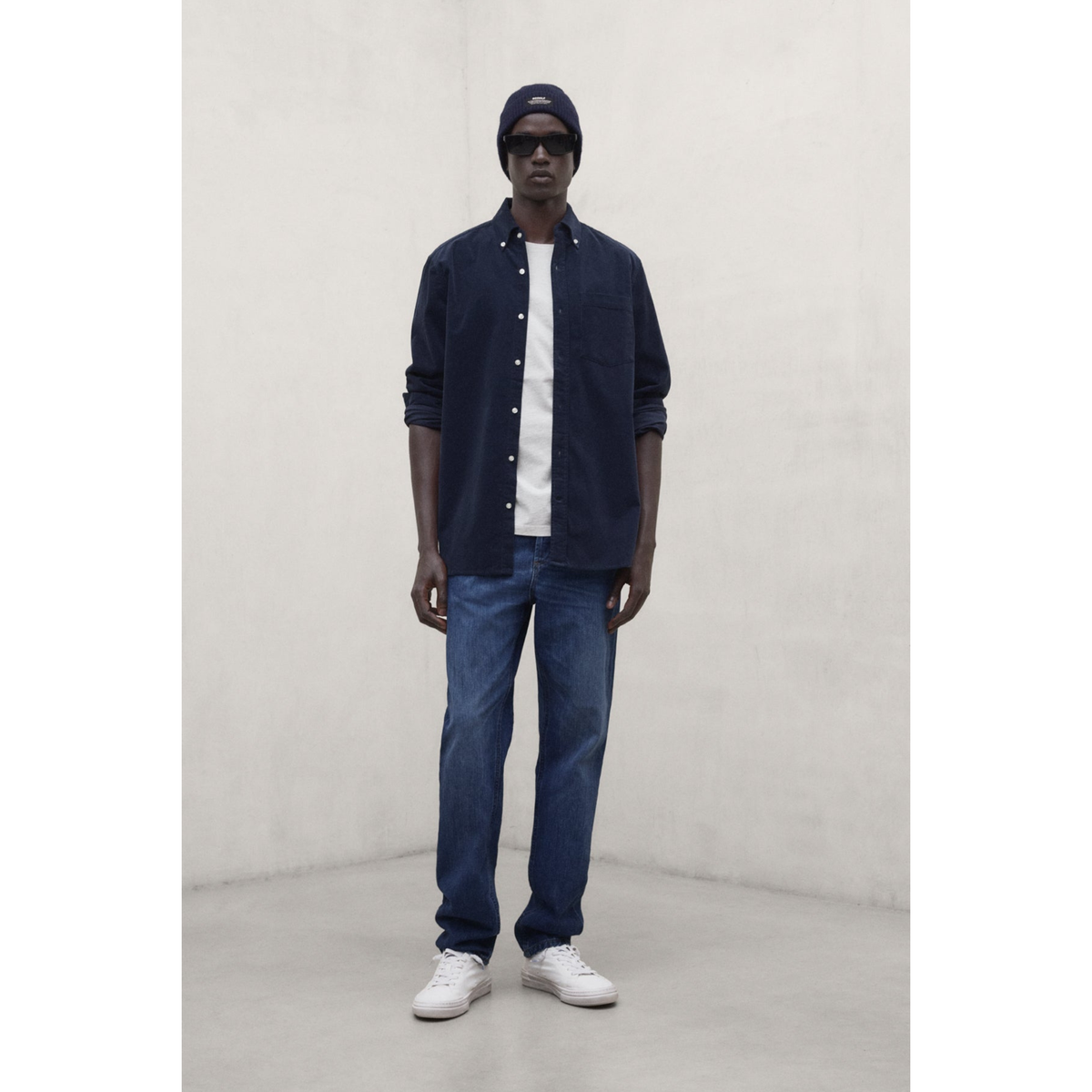 ECOALF || WILLIAM SHIRT MAN STEEL BLUE