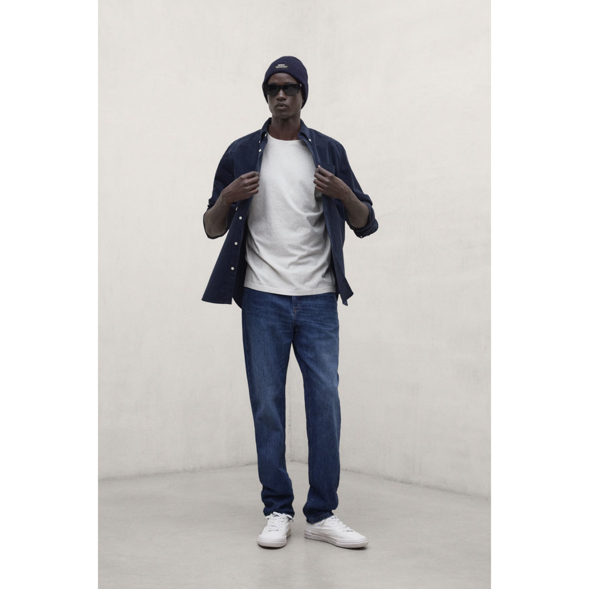 ECOALF || WILLIAM SHIRT MAN STEEL BLUE