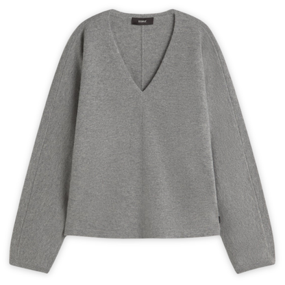 ECOALF || YEBES KNIT WOMAN MEDIUM GREY MELANGE