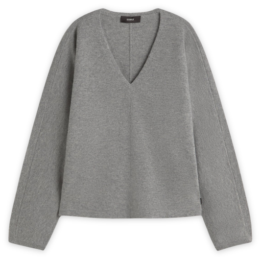 ECOALF || YEBES KNIT WOMAN MEDIUM GREY MELANGE