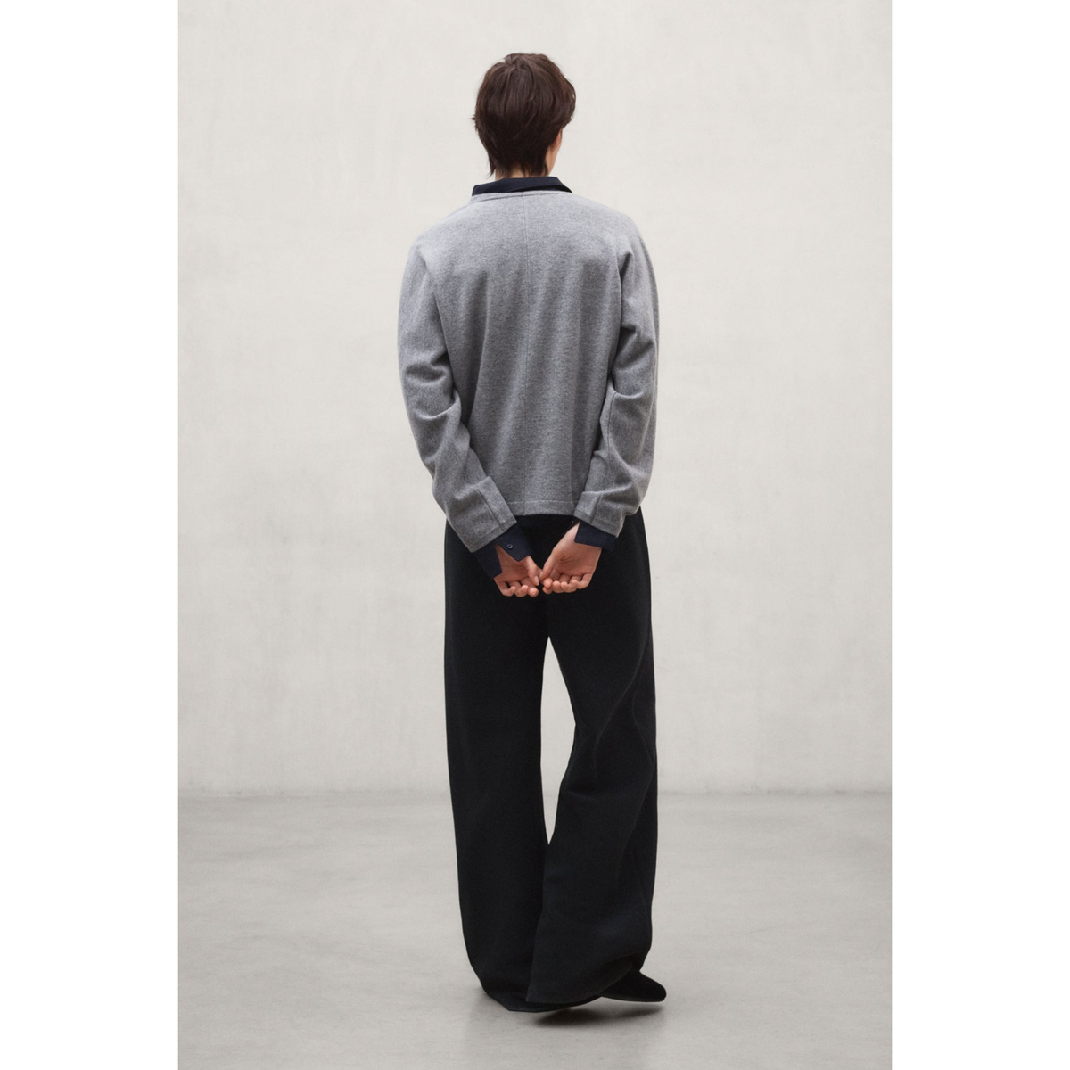 ECOALF || YEBES KNIT WOMAN MEDIUM GREY MELANGE