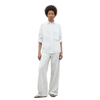 ECOALF || DARIAALF LINEN SHIRT WOMAN WHITE