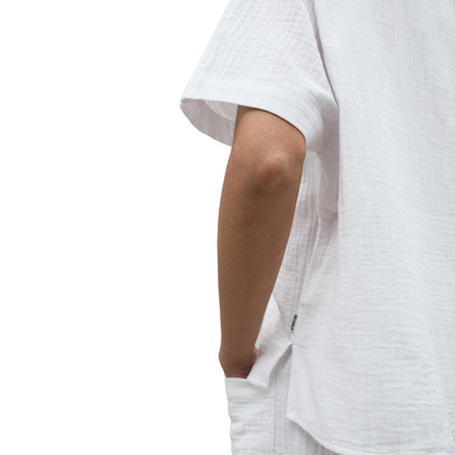ECOALF || DENISALF SHIRT WOMAN WHITE