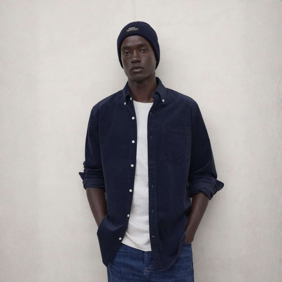 ECOALF || WILLIAM SHIRT MAN STEEL BLUE