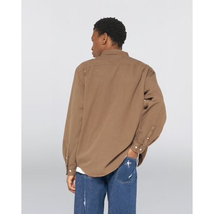 EDWIN || ARLO SHIRT LS RAIN DRUM GARMENT DYED