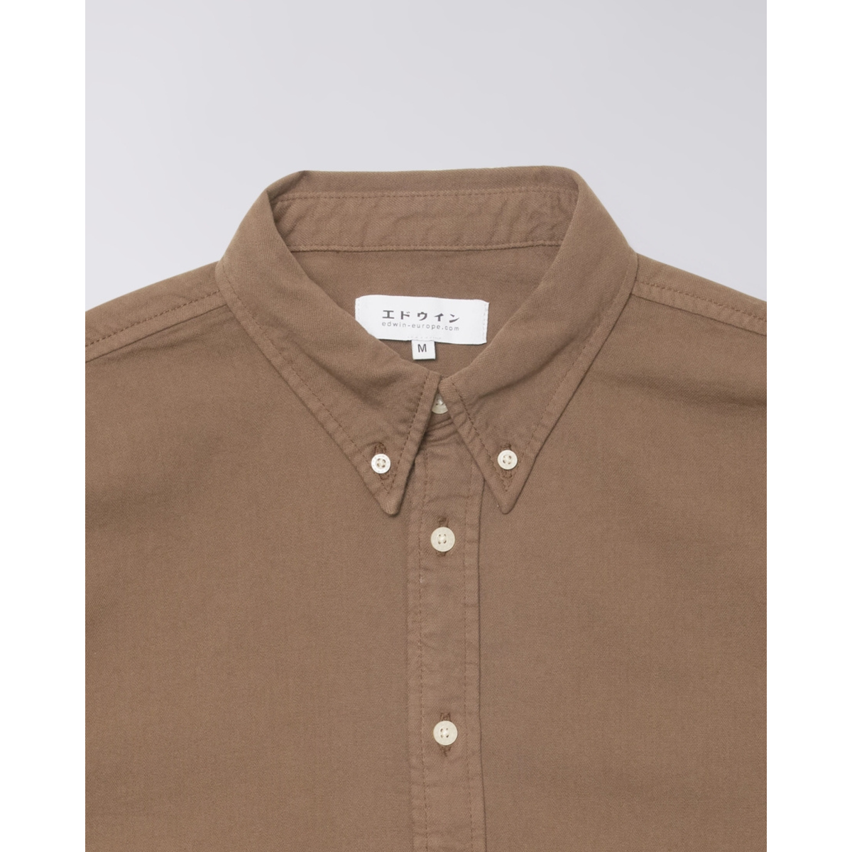 EDWIN || ARLO SHIRT LS RAIN DRUM GARMENT DYED