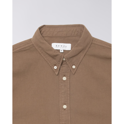 EDWIN || ARLO SHIRT LS RAIN DRUM GARMENT DYED