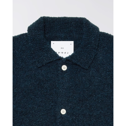 EDWIN || GEMINI CARDIGAN NAVY GARMENT WASHED