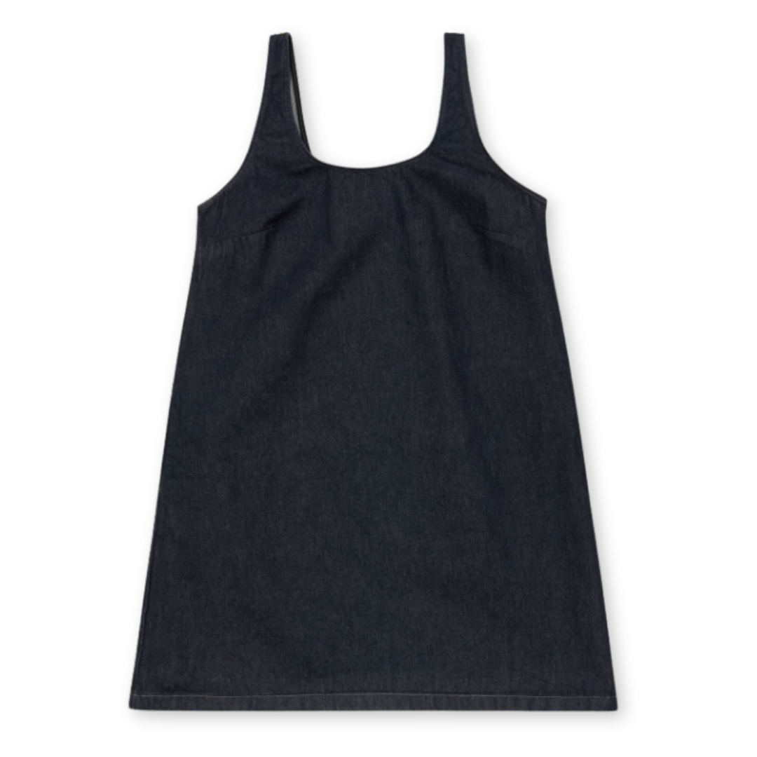 EDWIN || WOMANS IVY DRESS BLUE RINSED