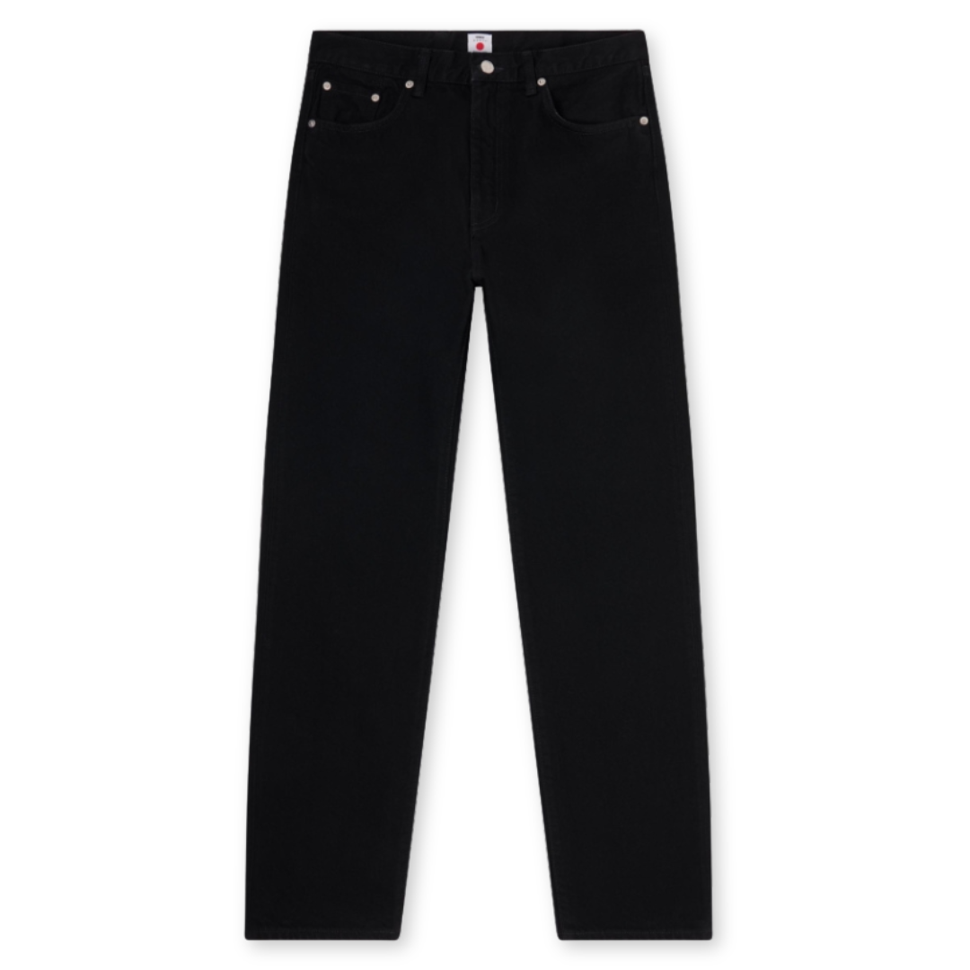 EDWIN || KAIHARA REGULAR STRAIGHT BLACK UNWASHED