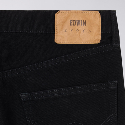 EDWIN || KAIHARA REGULAR STRAIGHT BLACK UNWASHED
