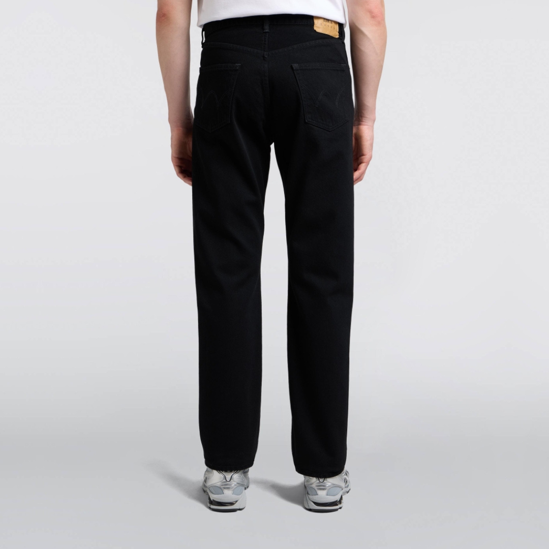 EDWIN || KAIHARA REGULAR STRAIGHT BLACK UNWASHED