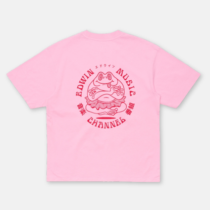 EDWIN || MUSIC CHANNEL TSHIRT BEGONIA PINK