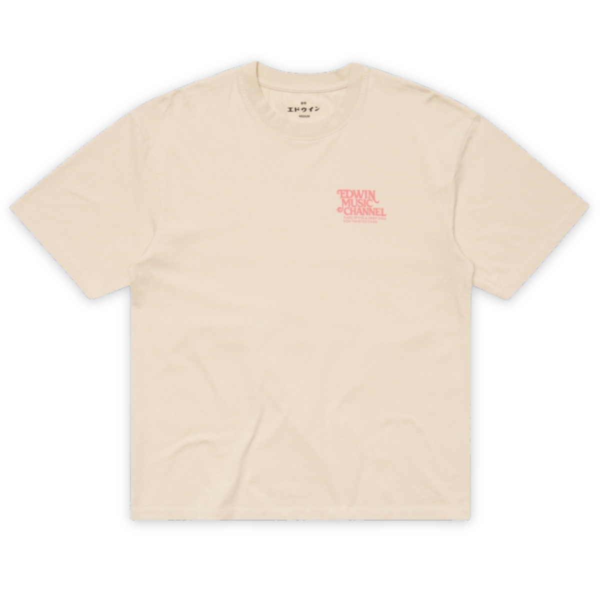 EDWIN || RARE SPINS TS-SHIRT FOG GARMENT WASHED
