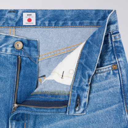 EDWIN || REGULAR STRAIGHT BLUE MID LIGHT USED