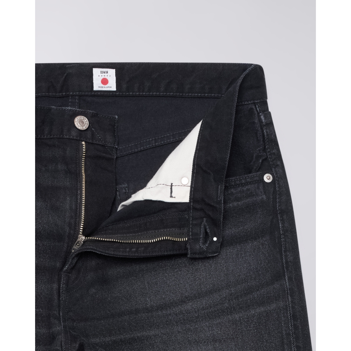 EDWIN || WIDE PANT BLACK DARK USED MAN