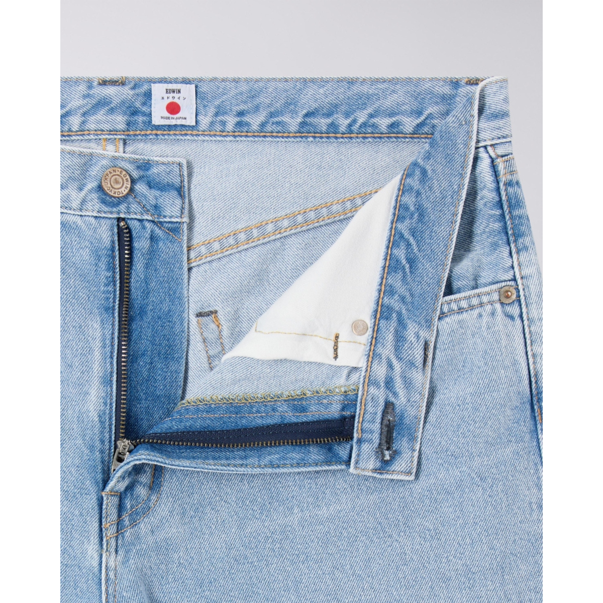EDWIN || WIDE PANT BLUE LIGHT USED MAN