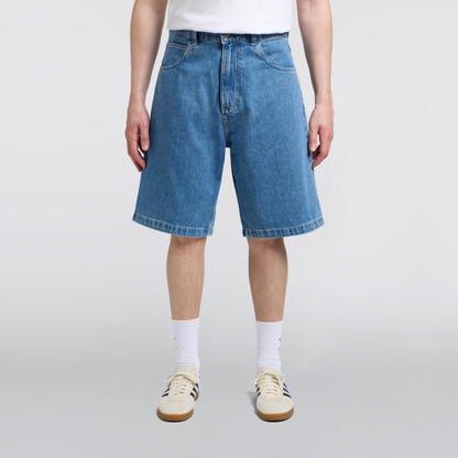 EDWIN || WORKER SHORTS LIGHT STONE WASHED