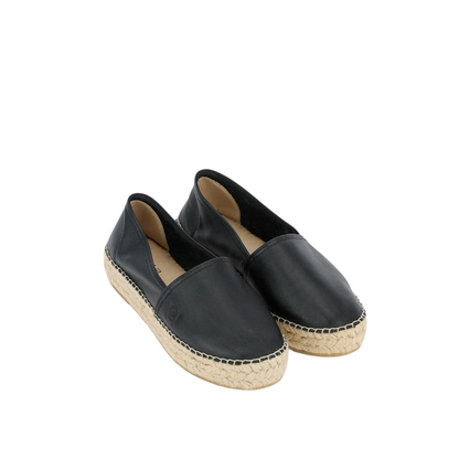 ESPADRIJ || CLASSIC CUIR HIGH BLACK