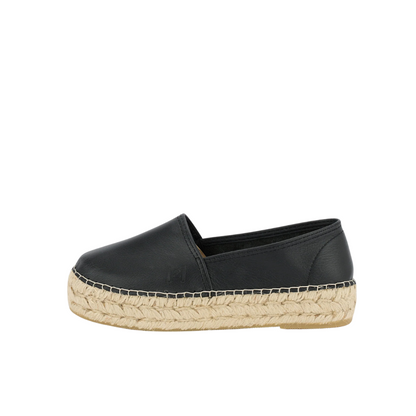 ESPADRIJ || CLASSIC CUIR HIGH BLACK