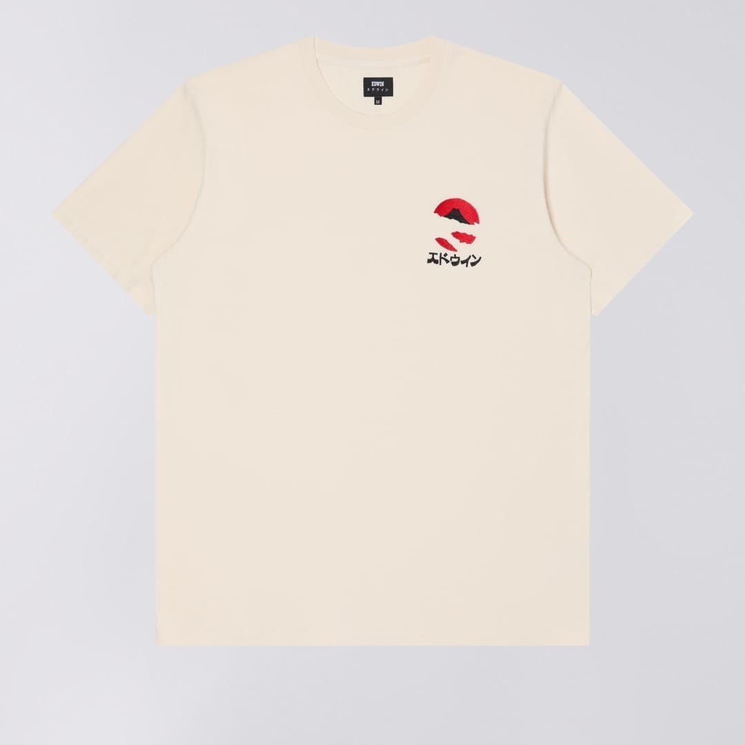 EDWIN || KAMIFUJI TEE WHISPER WHITE