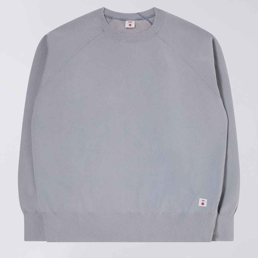 EDWIN || RAGLAN SLEEVE CREW BLUE OZONE