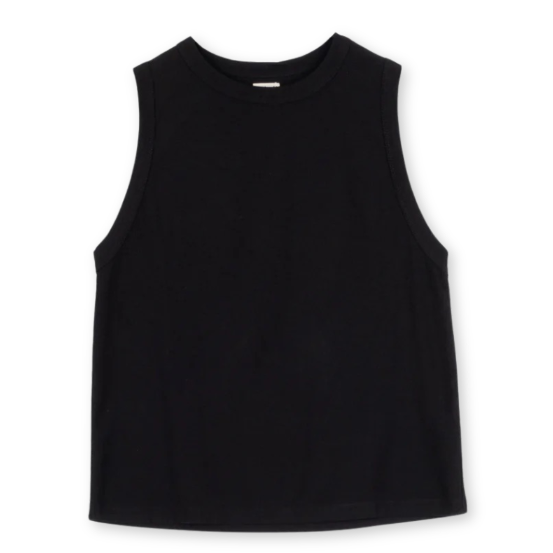 GIRLS OF DUST || JOHNNY SLEEVELESS TANKTOP BLACK